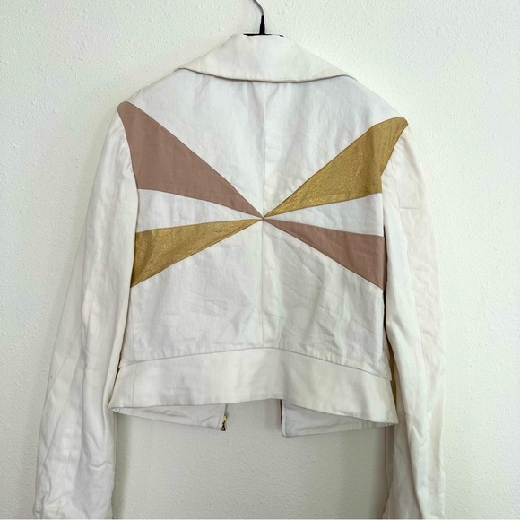 Cropped white designer jacket - Picture 10 of 13